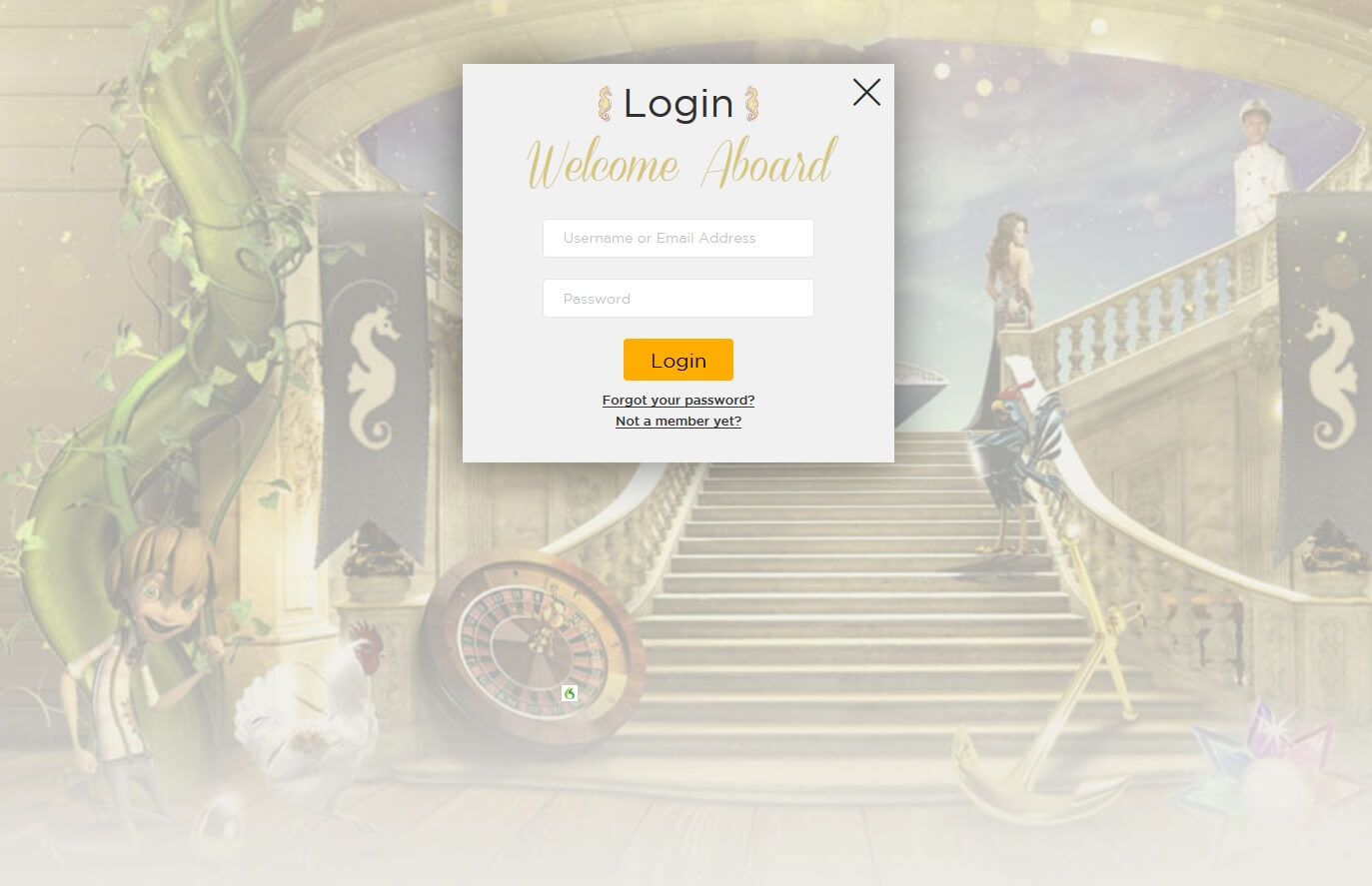 casino cruise login