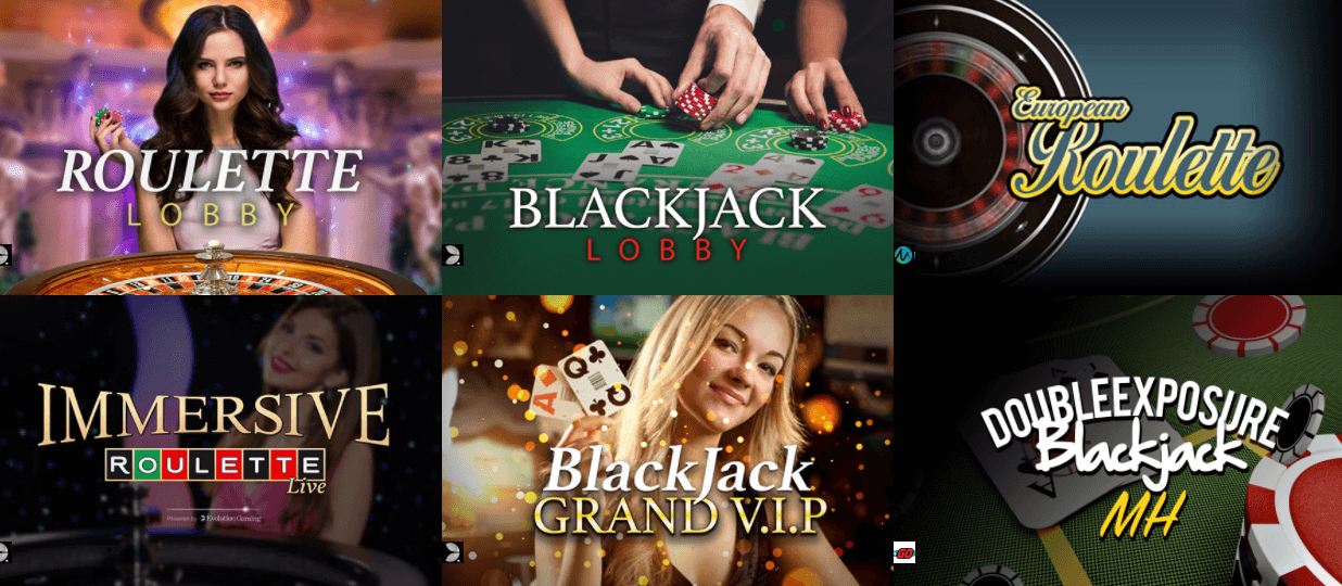 blackjack and roulette 