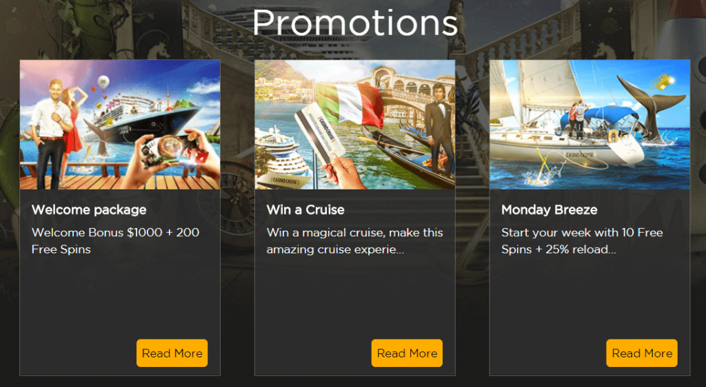 promotions casino cruise